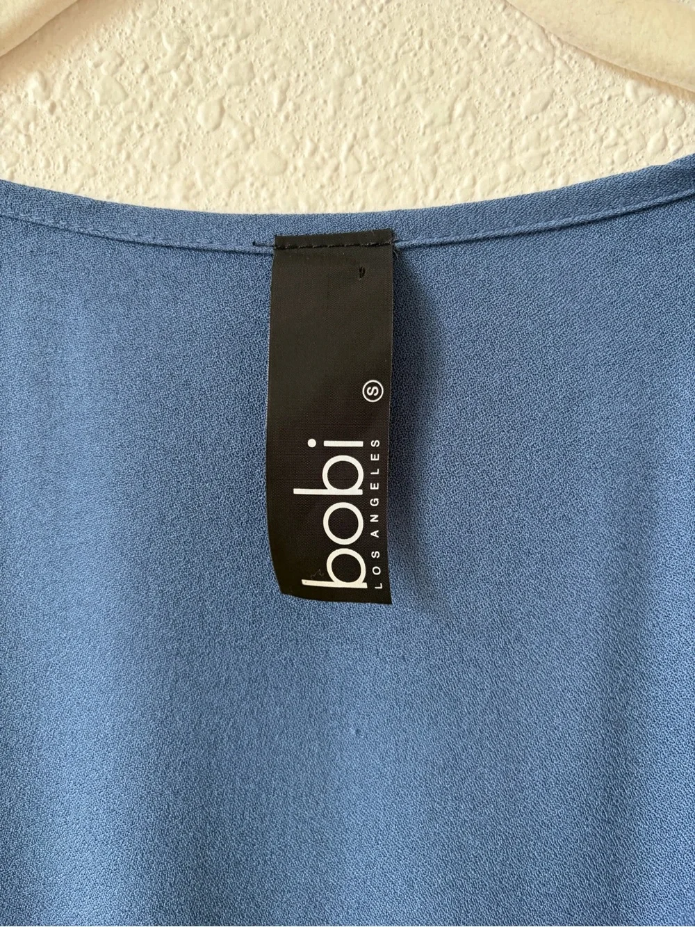Bobi Los Angeles Maxi Cover Up Dress Blue Size Small Bohemian Beach